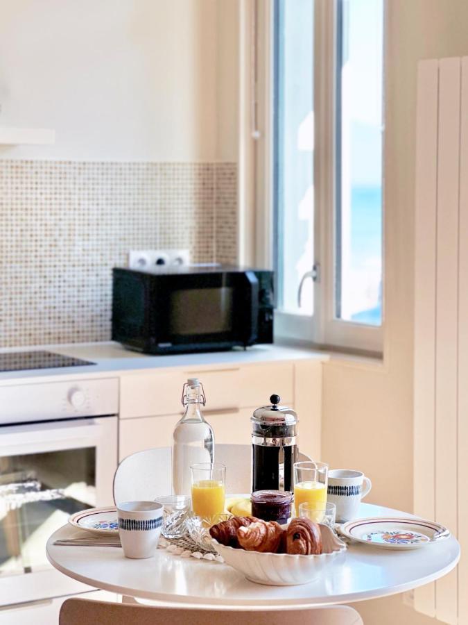 Villa Adele, Bow-Window Vue Mer - Appt 02 Mers-les-Bains Luaran gambar