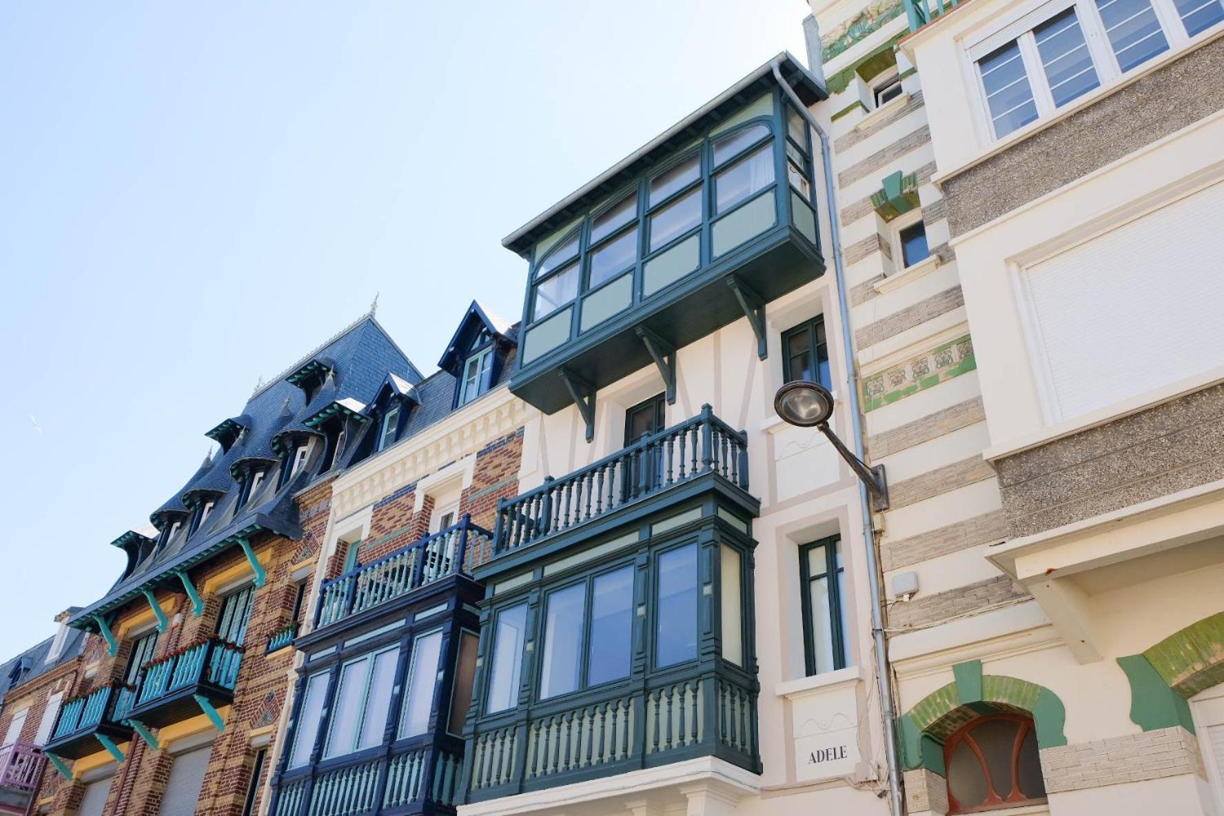 Villa Adele, Bow-Window Vue Mer - Appt 02 Mers-les-Bains Luaran gambar